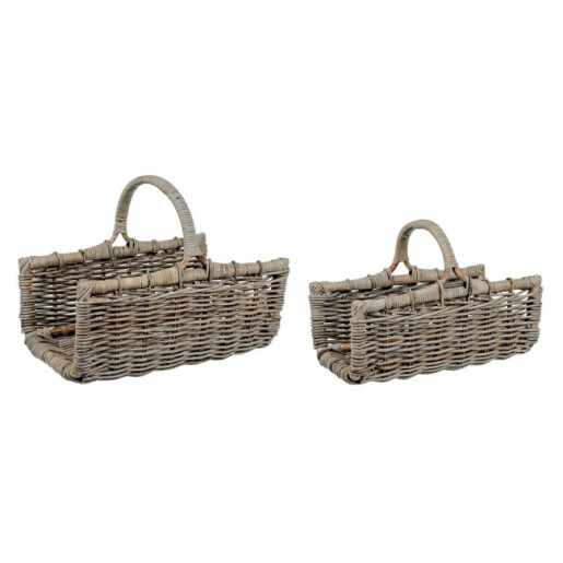 Set 2 cosuri rattan maro Narra 51x28x21 cm; 56x38x24 cm