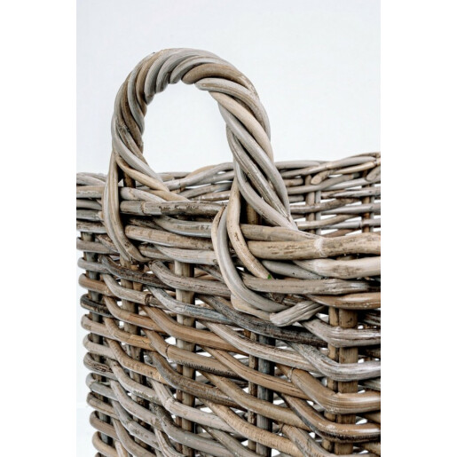 Set 2 cosuri depozitare rattan maro Narra 58x38x37 cm, 65x45x40 cm