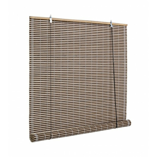 Jaluzea tip rulou din bambus maro Marsiglia 120 cm x 260 h