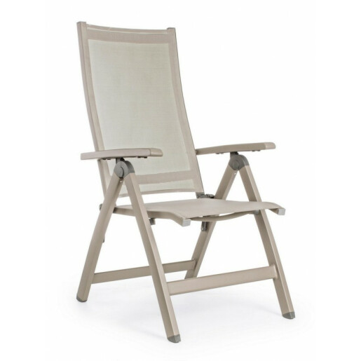 Scaun recliner bej Victor 59x71x113h 