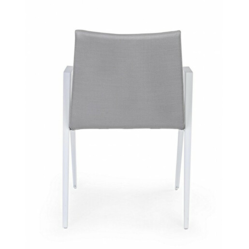 Set 2 scaune alb gri Axor 57x65x84 cm