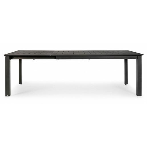 Masa extensibila aluminiu gri antracit Konnor 160/240x100x76 cm
