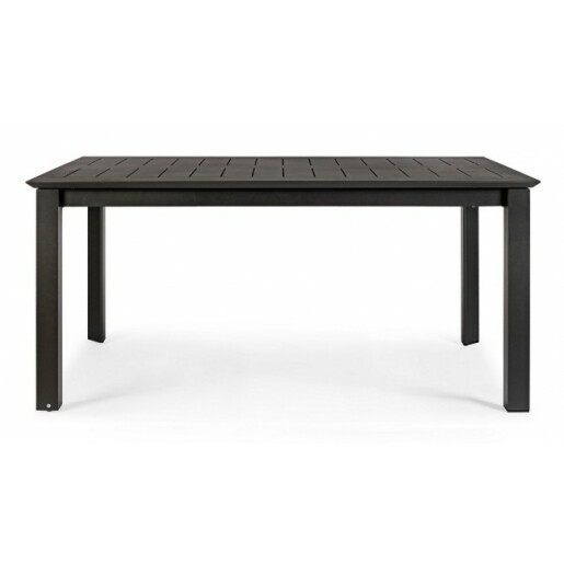 Masa extensibila aluminiu gri antracit Konnor 160/240x100x76 cm