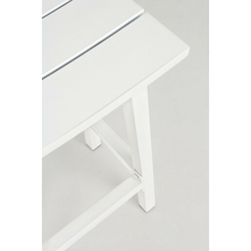 Scaun bar aluminiu alb Skipper 41.8x31x71 cm