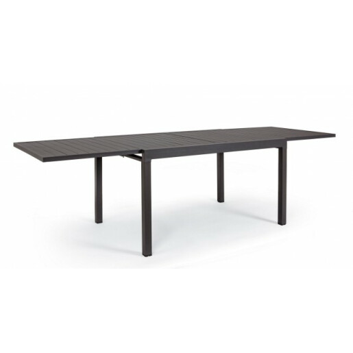 Masa extensibila gri antracit Pelagius 270x90x75 cm