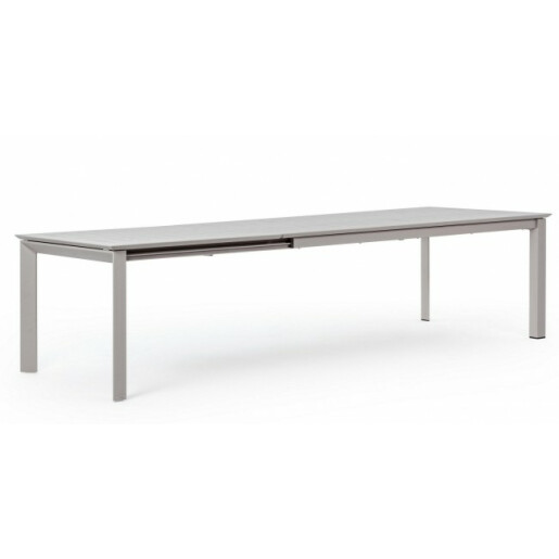 Masa extensibila aluminiu gri Konnor 300x110x76 cm