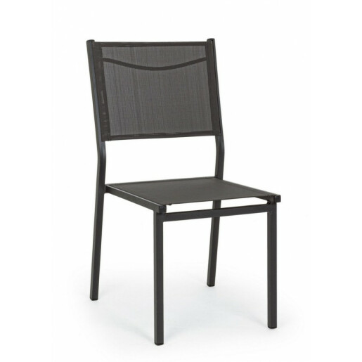 Set 32 scaune gradina gri antracit Hilde 46x57x88 cm