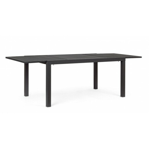 Masa exstensibila aluminiu gri antracit Hilde 240x90x75 cm