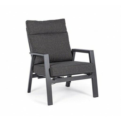 Set 2 fotolii recliner gri antracit Kledi 72x81x98 cm