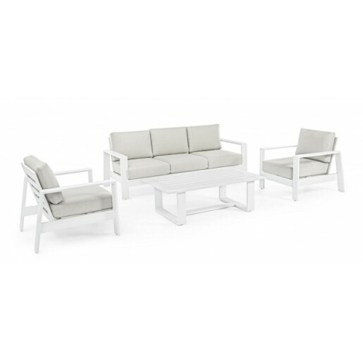 Set mobilier gradina 4 piese Baltic 206x85.5x83 cm