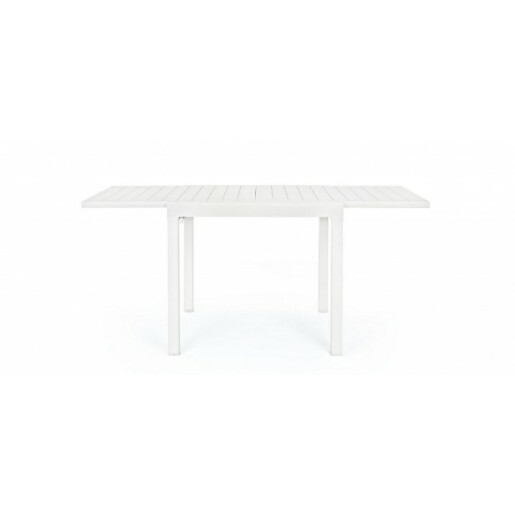 Masa extensibila aluminiu alb Pelagius 83/166x80x75 cm