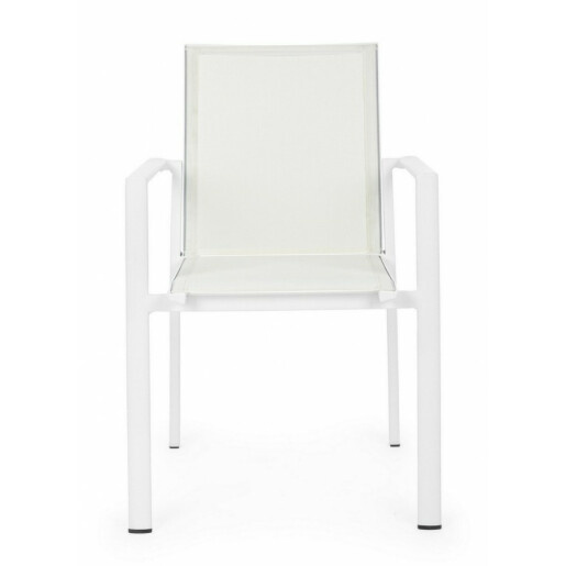 Set 4 scaune albe Konnor 56.2x60x88 cm