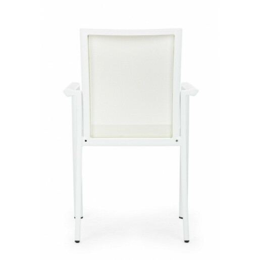 Set 4 scaune albe Konnor 56.2x60x88 cm