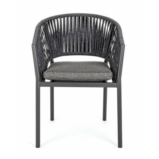 Set 4 scaune gri Florencia 57x60x80 cm