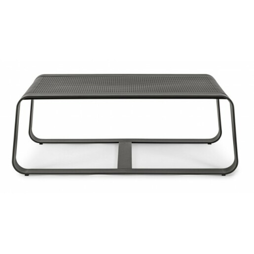 Masuta aluminiu gri antracit Merrigan 105x62x38 cm