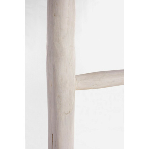 Scara decorativa lemn alb Sahel 48x6x150 cm
