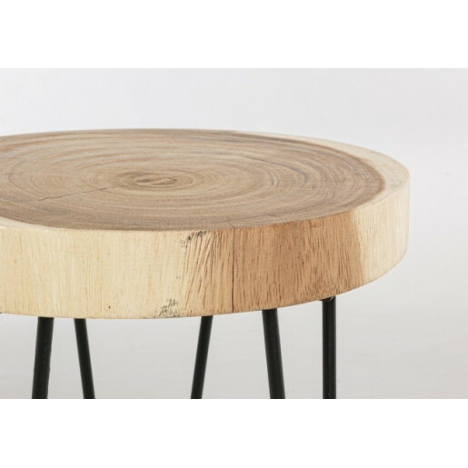 Masuta lemn fier Tuala 35x48 cm