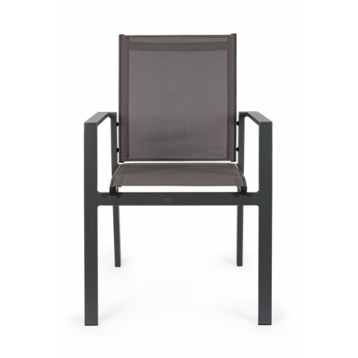 Set 6 scaune gri Crozet 56.5x62x88 cm