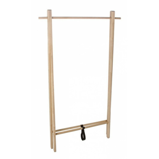 Suport haine lemn natur Daiki 89x52x151 cm