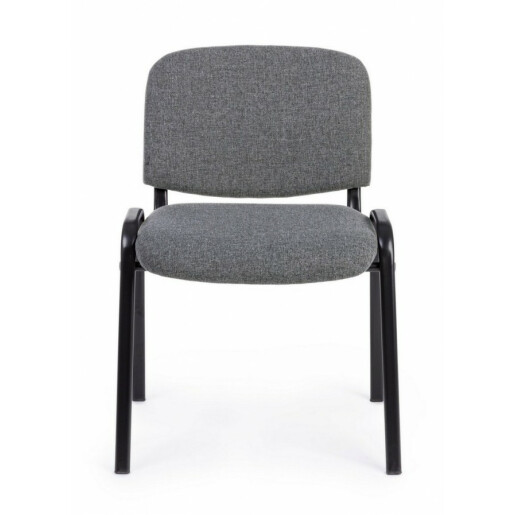 Set 10 scaune birou gri 52x56.5x76.5 cm