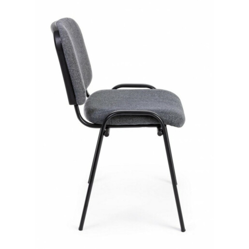 Set 10 scaune birou gri 52x56.5x76.5 cm