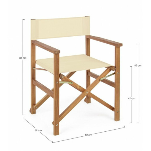 Set 6 scaune gradina Noemi 52x59x83 cm