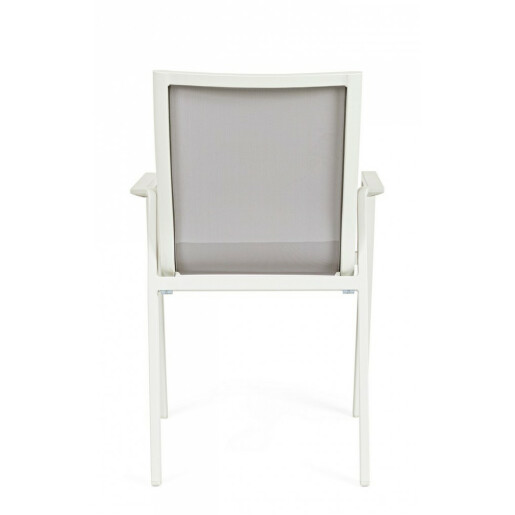 Set 4 scaune gradina gri Krion 56x61.5x88 cm