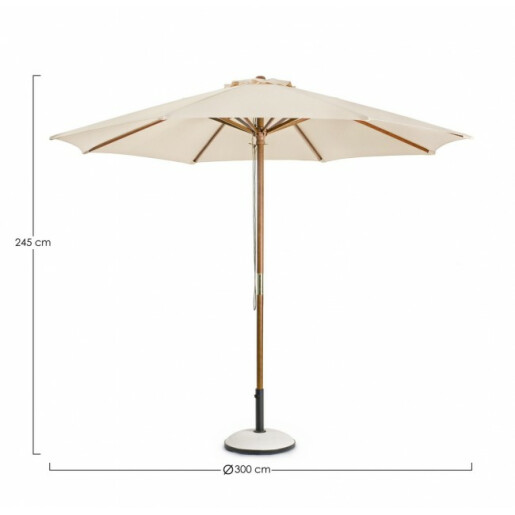 Umbrela gradina Syros 300x245 cm