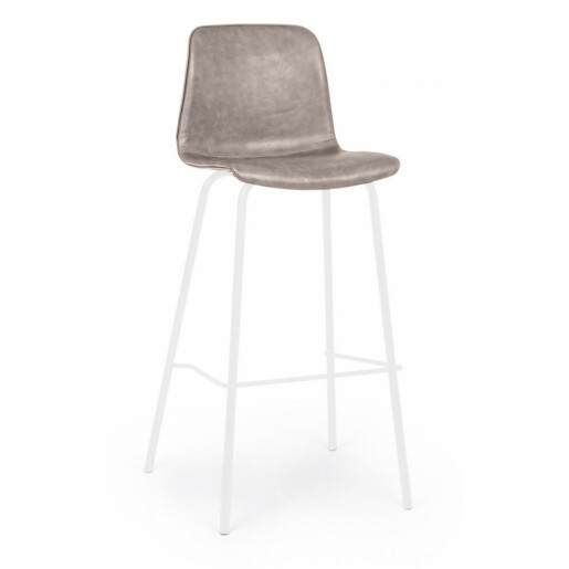 Set 2 scaune bar bej Kyra 39x44x103.5 cm