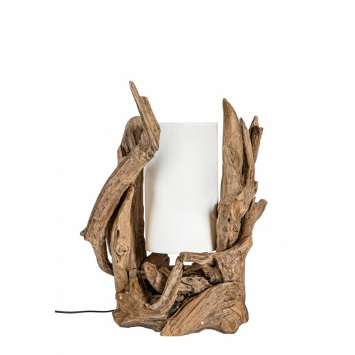 Veioza lemn natur Bion 55x40x80 cm