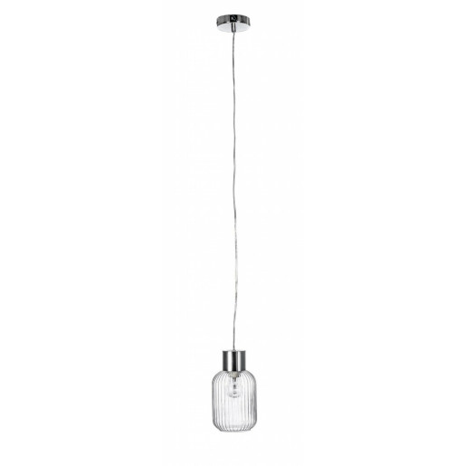 Lustra abajur sticla transparenta Showy, 60W, 15x120 cm
