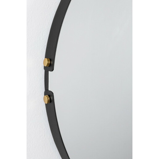 Oglinda perete rama neagra Zeina 66x4 cm