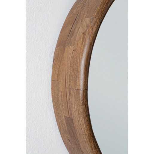 Oglinda perete lemn mango Sherman 55x10 cm