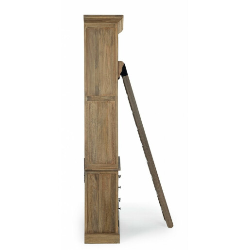 Biblioteca lemn mango maro Domitille 143.5x40.6x233.7 cm