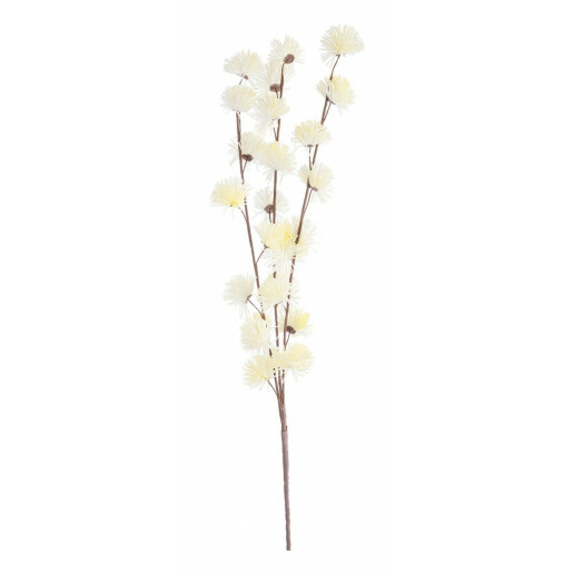 Set 12 flori artificiale albe 45x108 cm