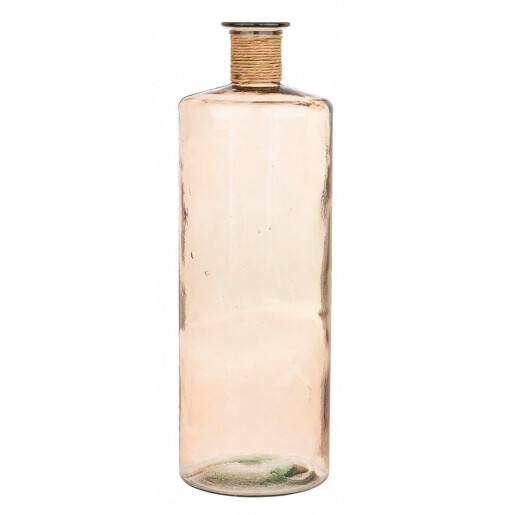 Vaza sticla roz 27.5x79 cm