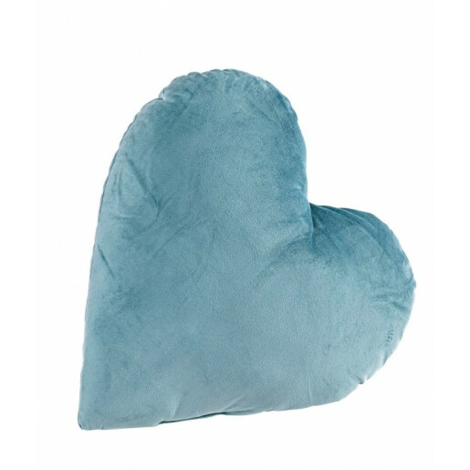 Set 2 perne decorative textil albastru Kimmy 42x41x15 cm