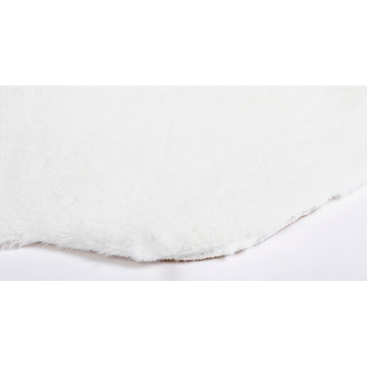 Covoras poliester alb Kathlyn 60x90 cm