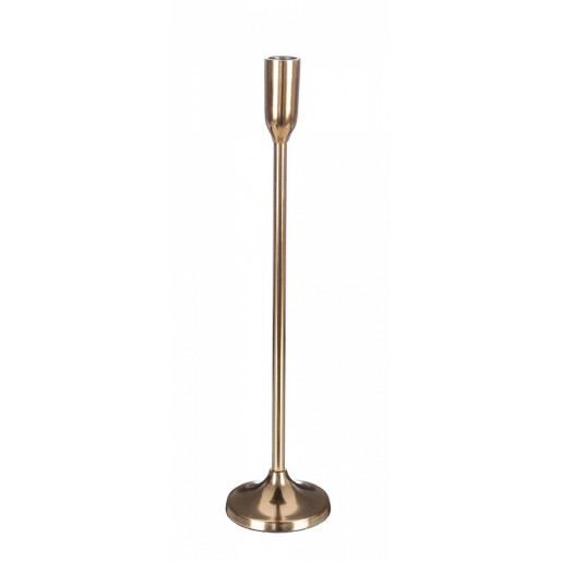 Set 4 sfesnice metal auriu Elegantly 10x44 cm