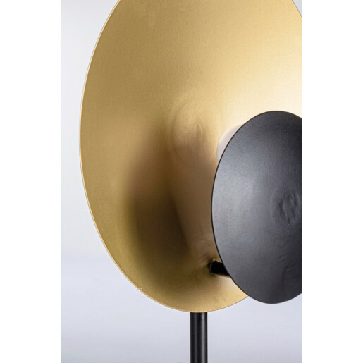 Veioza metal auriu negru Design 30x17.5x46 cm