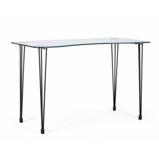 Birou negru Rondo 120x60x74 cm