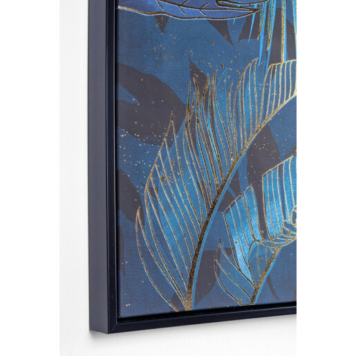 Tablou pe panza pictat in ulei Leaf 62.6x4.3x92.6 cm