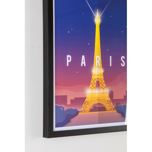 Tablou decorativ canvas Paris 40x3.2x50 cm