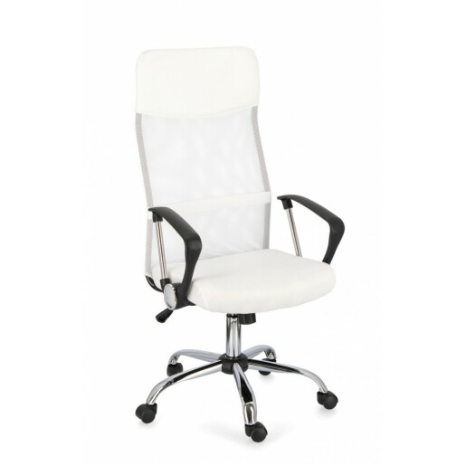 Scaun birou alb Dakar 48x49x124 cm