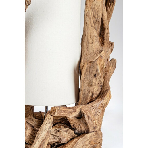 Veioza lemn natur Bion 55x40x80 cm