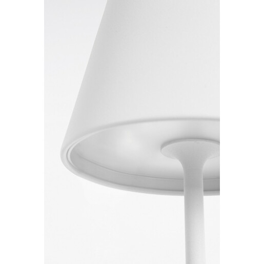 Veioza metal alb cu led Etna 12x38 cm