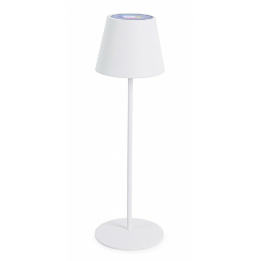 Veioza metal alb cu led Etna 12x38 cm