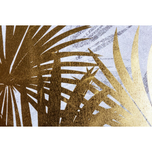 Tablou canvas auriu Exotic 82.6x4.3x122.6 cm