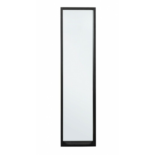 Oglinda perete lemn negru Tiziano 32x5x122 cm