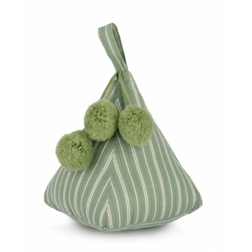 Opritor usa textil verde crem 14x14x18 cm